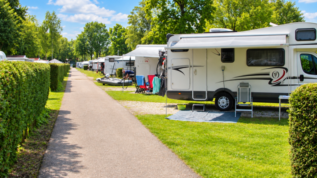 Camperplaats op de Koornmolen