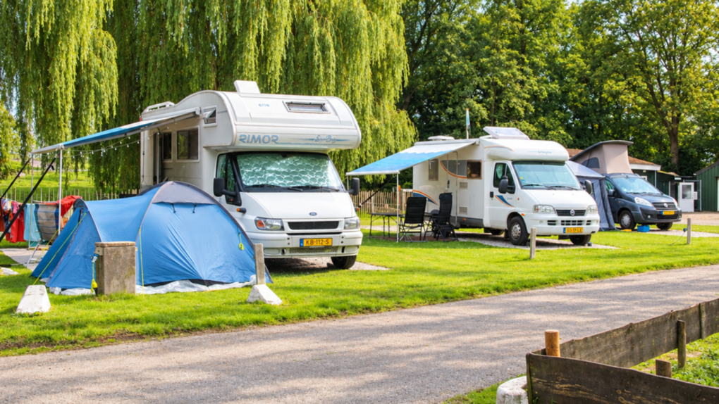 Camperplaats op de Koornmolen