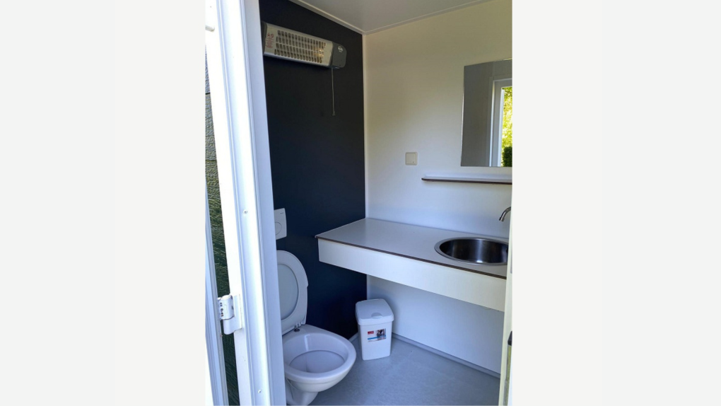 Binnenkant privé sanitair